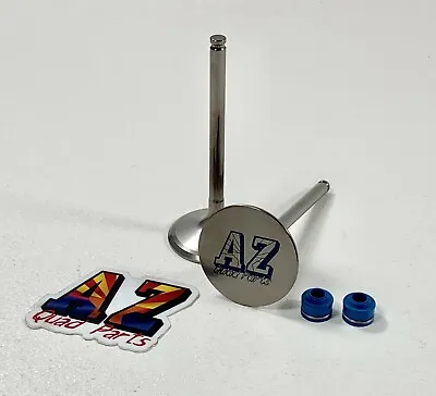 Honda CRF450R CRF 450R TITANIUM Race Head AZQP +1 Flat Face Intake Valves Seals • $149.98