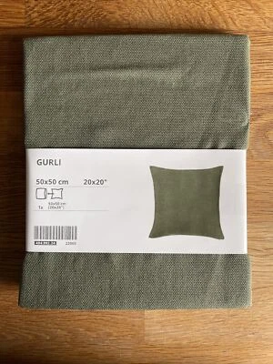 £4.99 • Buy IKEA GURLI Cushion Cover 50cm X 50cm 100% Cotton  Deep Green