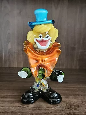 Vintage MURANO Glass Clown Figurine Talisman Figurine Vintage Clown Figurine • £69.99