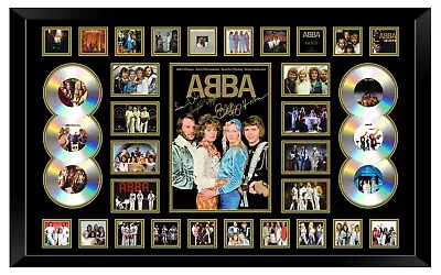 Abba Waterloo Arrival Poster Signed Limited Edition Framed Memorabilia • $220