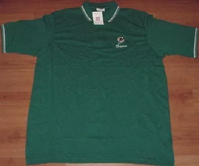 Miami Dolphins Polo Shirt Large Embroidered Logo NFL • $24.99