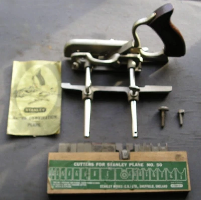 £52.50 • Buy Stanley No 50 Combination Plane With Cutters.