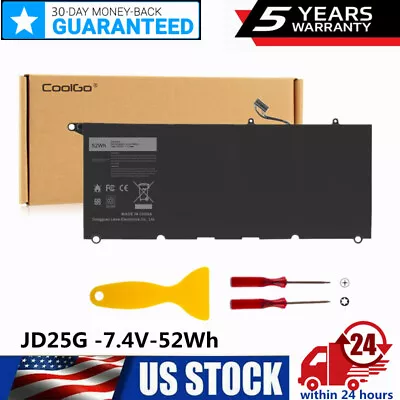 ✅JD25G Battery For Dell XPS 13 (9343) (9350) 13D-9343 90V7W JHXPY 5K9CP 52Wh • $18.99