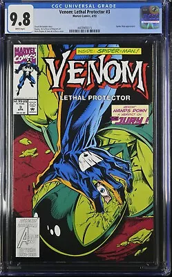 VENOM: LETHAL PROTECTOR #3 CGC 9.8 Spider-Man Appearance Marvel Comics 1993 • $100