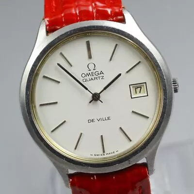 New Batt ◆Exc+5◆ Vintage Omega Deville Cal 1325 Men's QZ Watch 192.0027... • $459.57