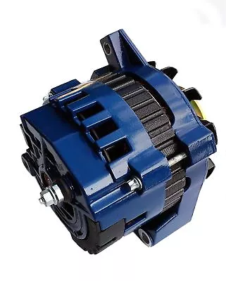 $187.95 • Buy Blue High Output Alternator Fit Gm 65-85 1-wire One Wire 220 Amps 150a Idle