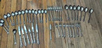 National Stainless Lot Of 45 Utensils Japan Silverware Vintage • $35