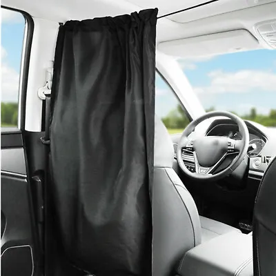Car Easy Installation UV Protection Partition Curtain Sunshade Interior Parts • $21.61