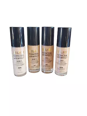 MILANI Conceal + Perfect 2-IN-1 Foundation + Concealer 1 Fl Oz Choose Shade • $10.99