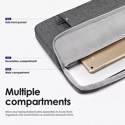 £14.99 • Buy HYZ Premium 15-16 In Laptop Sleeve Case Cover Fit MacBook Pro Dell XPS  HP ENVY