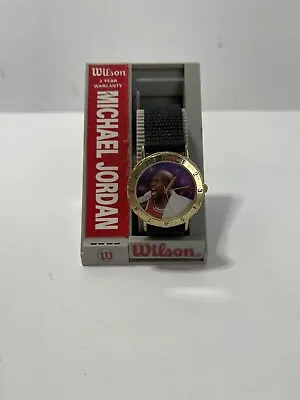 Michael Jordan Original 1990s Wilson Wristwatch And Case Used Light Wear • $20