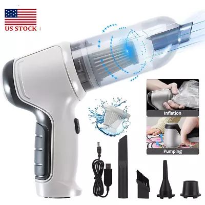 $20.89 • Buy 9000Pa 3In1 Wireless Vacuum Cleaner Cordless Handheld Vacuum For Auto Car Home