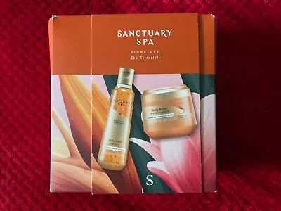 Sanctuary Spa Signature Collection Gift Set Body Butter Body Wash Full Size • £6