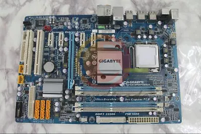 ONE USED Gigabyte GA-EP45T-UD3LR ATX LGA775 DDR3 Desktop Intel P45 • $90.47