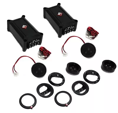 Rockford Fosgate P1T-S Punch Black 1  120 Watts PEI Dome Car Tweeters Kit Set • $79.99