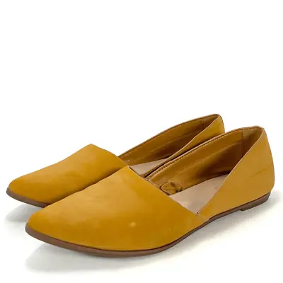 ALDO Women's Mustard Yellow Pointed Toe Flats Size 7 • $17.99