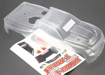 Traxxas 1/10 T-Maxx 3.3 * CLEAR BODY W/DECALS - LID COVER * 4921 • $27.94