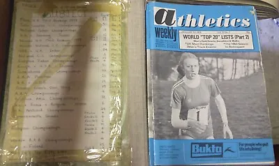 £19.99 • Buy Athletics Weekly Magazines 1978 Complete Year In Binder