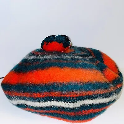 Vintage Macgregor Scottish Wool Knit Hat Cap Beanie Scotland Pom Pom • $34