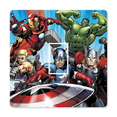 £1.69 • Buy Marvel Avengers Assemble Light Switch Sticker Decal Kids Boys Girls Bedroom