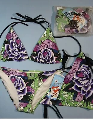 Ed Hardy X5 Bundle Bikini Swimsuits Tattoo Vintage Different Sizes • $190