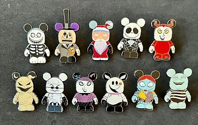 Disney Pins NIGHTMARE BEFORE CHRISTMAS VINYLMATION COMPLETE SET W/ ALL 5 CHASERS • $120