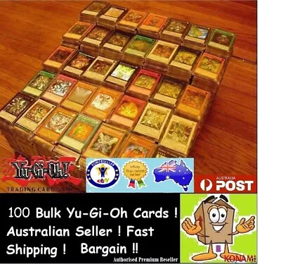 $39.50 • Buy 🌟 YuGiOh! 100 HOLO & RARE ONLY Bulk Cards Pack BEST GENUINE KONAMI AUSTRALIA