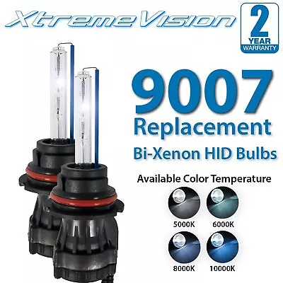 XtremeVision 9007 HID Bi-Xenon Hi/Lo Bulbs- 4300K 5000K 6000K 8000K 10000K • $19.99