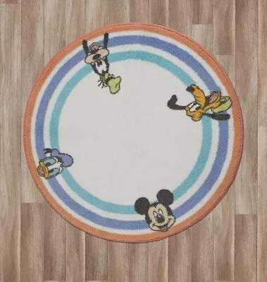 Disney Mickey Mouse Clubhouse Friends Floor Mat Rug 80cm X 80cm Christmas Gift • £7