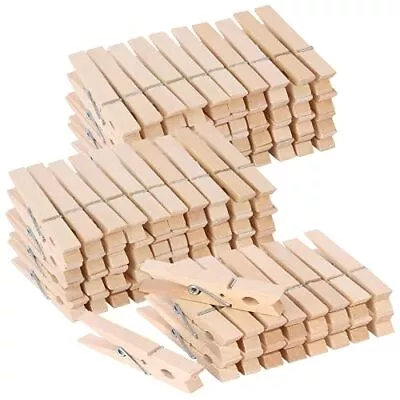 100pcs Clothes Pins Wooden Clothespins 3inch Heavy Duty Wood Wood-100pcs-3 Inch • $14.16