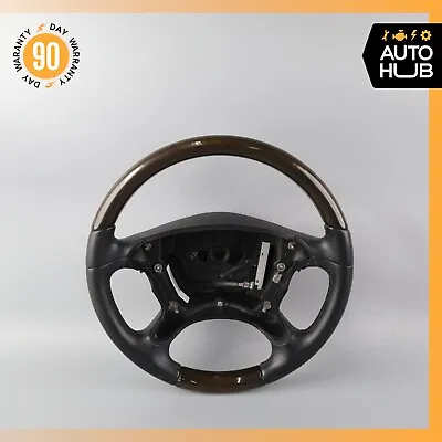 03-09 Mercedes W219 CLS550 CLS63 AMG Steering Wheel Black Wood OEM • $244.85