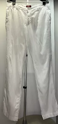 Masons Linen Em's Pants White Size 36 EUR 52 New • $89.97