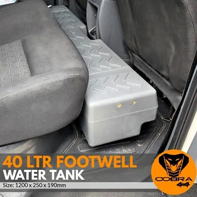 $245 • Buy Polyethylene Footwell Water Tank 40 Litre LTR 4x4 4wd Ute Suv Camping Storage