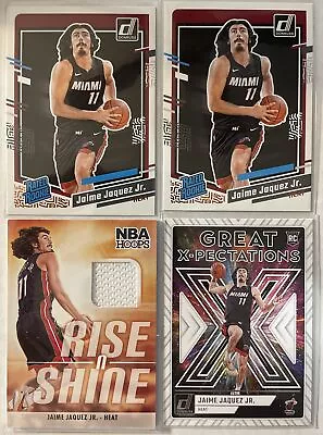 2023/24 Jaime Jaquez Jr Rookie Lot Of 4 Miami Heat (1) Patch  • $6.99