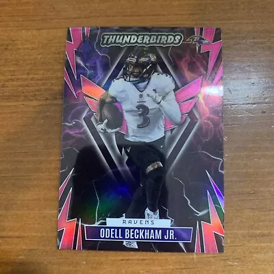 2023 Panini Phoenix Odell Beckham Jr Thunderbirds Pink Refractor #110/175 • $5