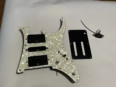 2005 Ibanez RG350DX Guitar Loaded Factory White Pearloid Pickguard Pickups • $95.99