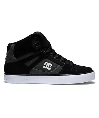 DC Pure High-Top WC ADYS400043-BTT Mens Black Skate Inspired Sneakers Shoes • $53.99