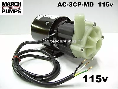March Pump AC-3CP-MD 115v 60 Hz 0130-0018-0100 PMA500 • $298.40