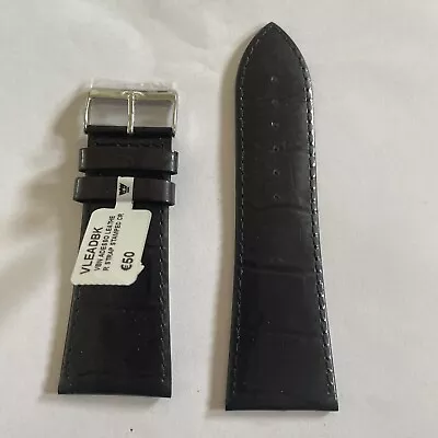 $45 • Buy New Authentic Vabene Leather 30mm Black Strap With Buckle 115/75
