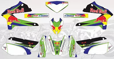 N 023 Motocross Mx Graphics Decals Stickers For Kawasaki Klx250 D-tracker • $89