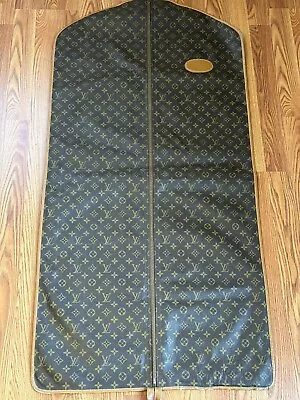 Louis Vuitton 49  Long Garment Bag Double Sided Monogram Canvas Travel Luggage • $975