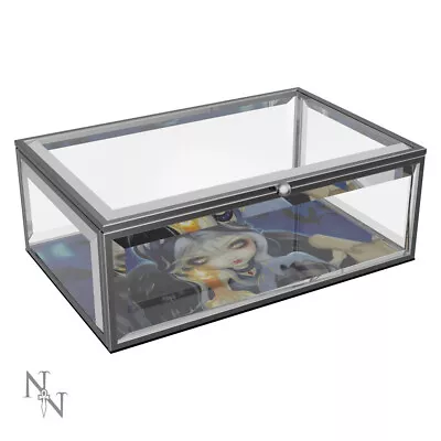 Jasmine Becket Griffith Glass Jewellery Box ‘Sign Of Our Parting’ Boxed  New • £13.99