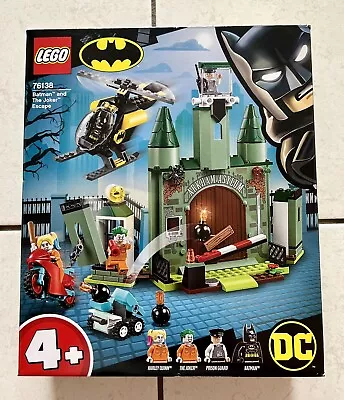LEGO 76138 DC Comics Super Heroes Batman & The Joker Escape Harley Arkham • $99