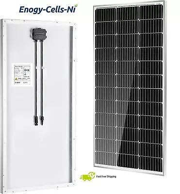 200W Solar Panel 12V Mono Off Grid Power RV Motorhome Camper Marine Van Outdoor • £119.99