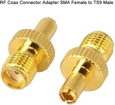 £2.49 • Buy 1 X TS9 Male Plug To SMA Female Straight RF Connector Adapter Fast And Free UK 