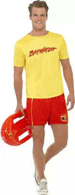 £29.32 • Buy Film & TV Baywatch Licensed Fancy Dress Men's Beach Costume Complete Outfit