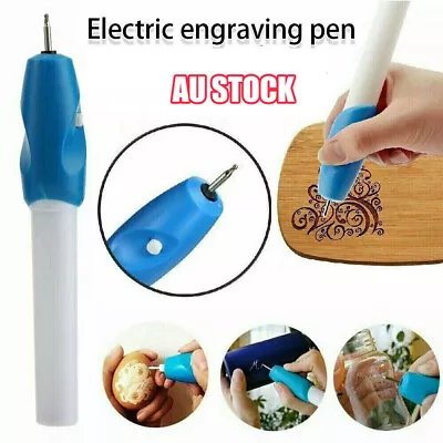 Electric Engraving Engraver Pen Carve DIY Tool For Jewelry Metal Glass AU • $10.86