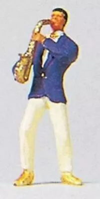 Preiser 29053 HO Scale Individual Figure - Working People -- Saxophone Musician • $5.99