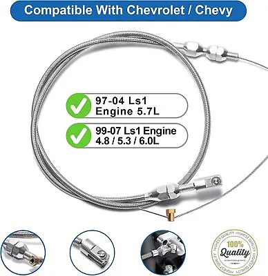  36  Throttle Cable For Chevrolet Chevy 4.8L5.3L 6.0L 5.7L LS Swap Conversion • $13.99