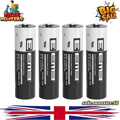 EEMB 3.6Volt AA Lithium Battery ER14505 2600mAh High Capacity Li-SOCl2 Non UL Uk • £12.25